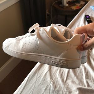 White& pink adidas